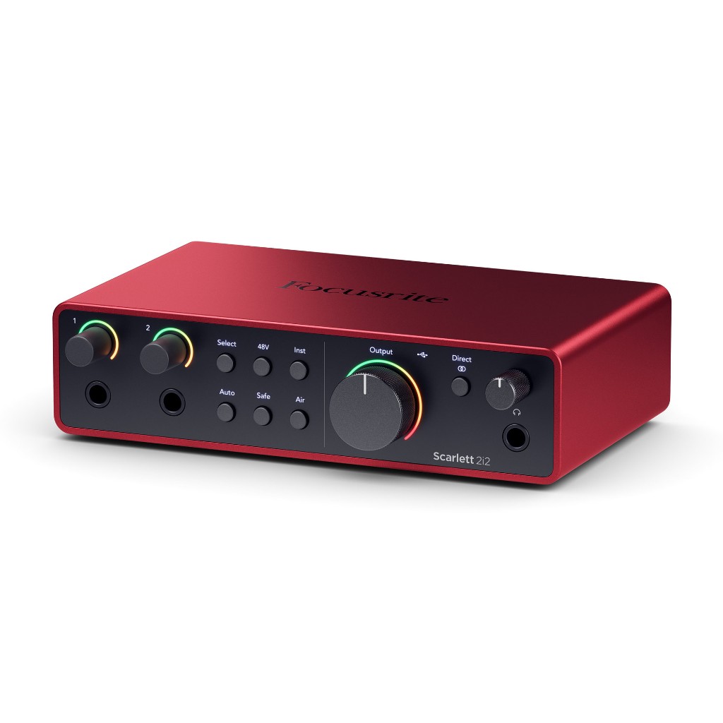 Focusrite Scarlett 2i2 4th Gen USB Audio Interface ออดิโออินเตอร์เฟส อุปกรณ์บันทึกเสียง