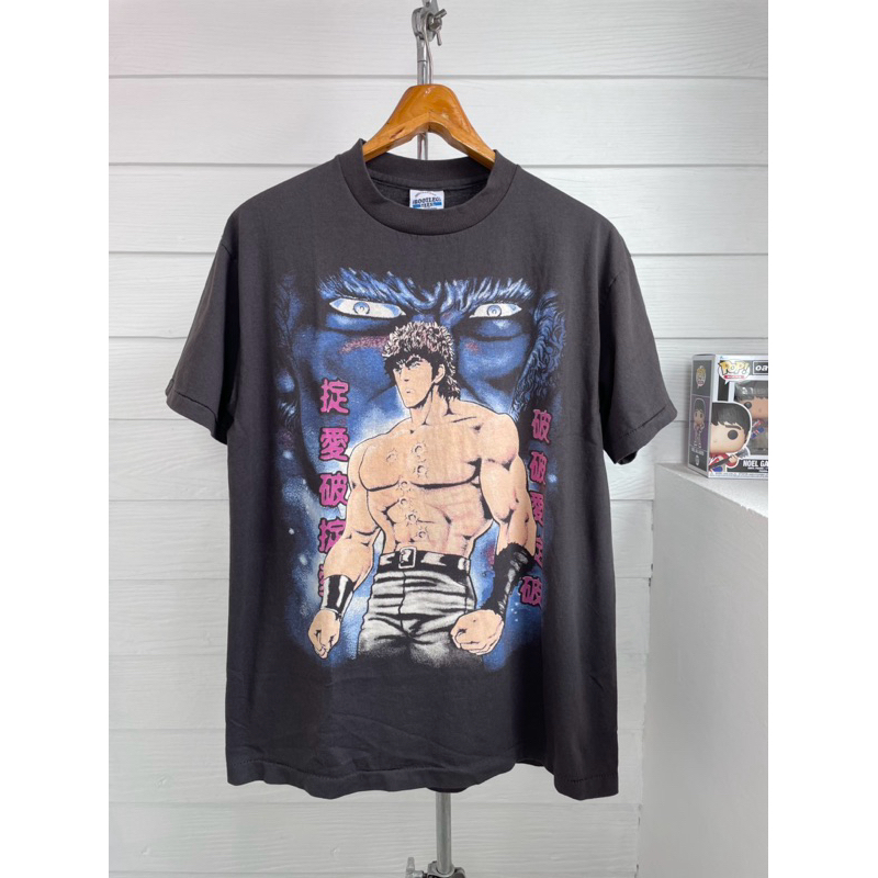 เสื้ออนิเมะญี่ปุ่นมือหนึ่ง KENSHIRO HOKUTO NO KEN : FIST OF THE NORTH STAR MODERN BOOTLEG T-SHIRT Si