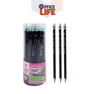 Master Art (มาสเตอร์อาร์ต) ดินสอดำ ดินสอ ดินสอไม้ ความเข้ม 2…