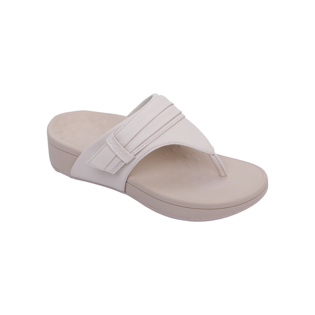 Scholl รองเท้าสกอลล์ รองเท้าแตะเพื่อสุขภาพ หูหนีบ รองรับสรีระเท้าผู้มีภาวะเท้าแบน ผู้หญิง รุ่น Biom Bloom