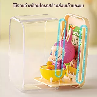 กล่องอะคริลิค กล่องโมเดลสี อะคริลิคใส เสียบการ์ดได้ มี 3 สี กล่องเก็บโมเดล กล่องใส่ตุ๊กตา กล่องใส่ฟิกเกอร์