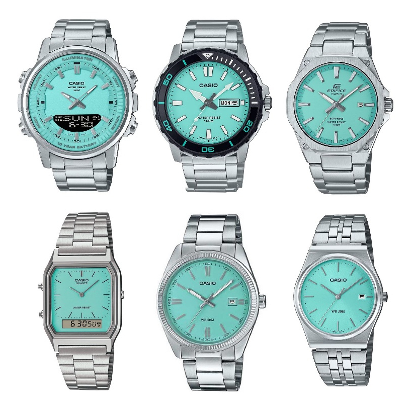 Casio Standard รุ่น AMW-880D-2A2, MTD-125D-2A2, EFR-S108D-2B, MTP-1302PD-2A2,AQ-230A-2A2