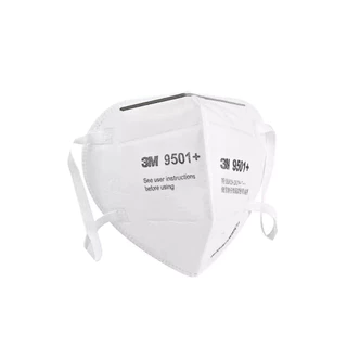 3M™ 9501+ หน้ากากป้องกัน ฝุ่น ละออง แบบพับได้ สายคล้องหู (1ชิ้น)