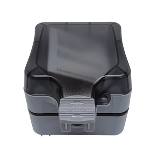 SUNTECH รุ่น MPG6ST กล่อง PVC ปลั๊กสนาม แบบมีฝาปิด กันน้ำ กันฝุ่น IP66 ปลั๊กกราวด์คู่ สำหรับ ประกอบเป็น ปลั๊กพ่วง
