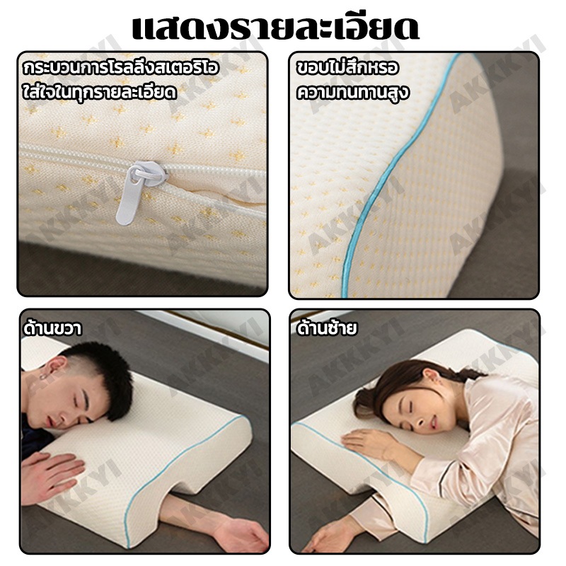 จัดส่งจากประเทศไทย!หมอนหนุน หมอนสุขภาพ หมอนรองแขน หมอนเมมโมรี่โฟม หมอนรองมือไร้แรงกดทับ - รูปที่ 4