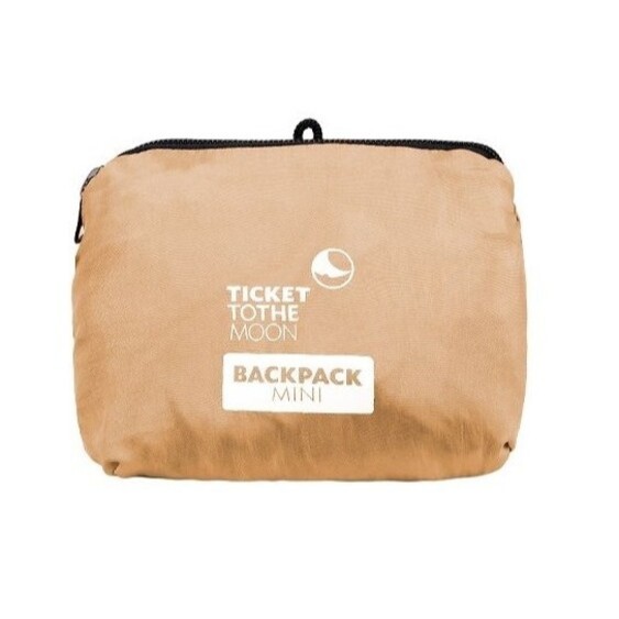 เป้ Ticket To The Moon รุ่น Mini Backpack 15L แบบมีซิปที่ฝา สีน้ำตาล , สีเขียว ,สีดำ Black , สีเขียว Army Green , สีแดง