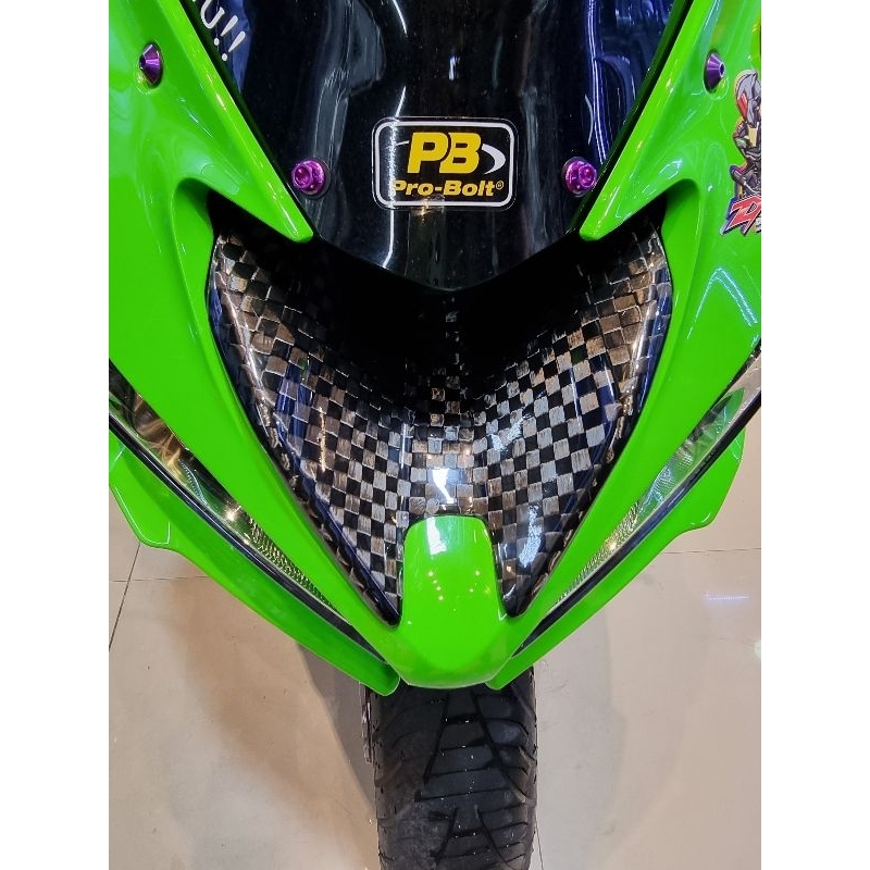 จมูกเเต่งคาร์บอนเเท้ตรงรุ่น.ZX6R​