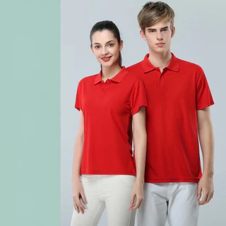 เสื้อโปโล POLO คอปกแขนสั้นใส่ได้ทั้งชายและหญิง Unisex ผ้าไมโครโพลีเอสเตอร์
