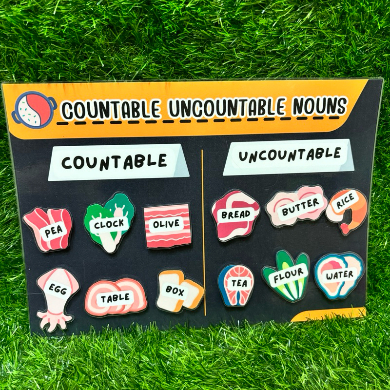 สื่อการสอนภาษาอังกฤษเรื่อง “Countable and Uncountable Nouns"