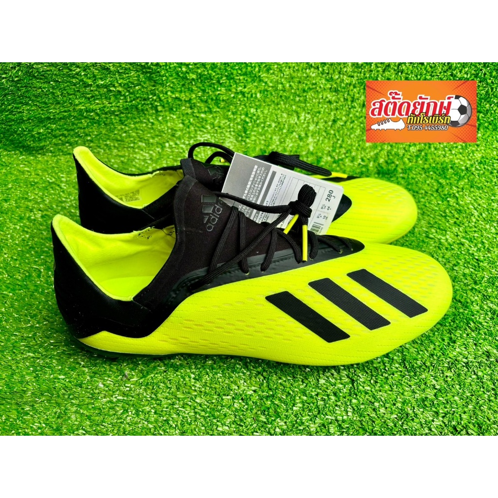 ADIDAS X 18.2 HG/AG ตัวรองท๊อป ไซส์ 10/44/280 มือหนึ่งป้ายห้อย