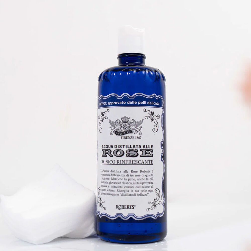 Acqua alle rose toner 300 ml โทนเนอร์น้ำกลั่นกุหลาบช่วยลดรอยแดงบนใบหน้า ลดการระคายเคือง