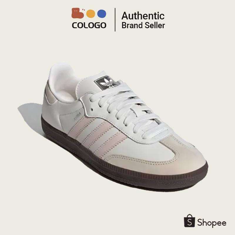 Adidas Originals SAMBA OG W "WHITE PINK" รองเท้า