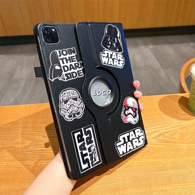 ⭐24 ชั่วโมงส่ง⭐Star Wars สติ๊กเกอร์ เคส for iPad 2025 11 Gen10 10.9 2024 pro Gen9 10.2 เคสไอแพด Air5 6 7 Case การหมุน360