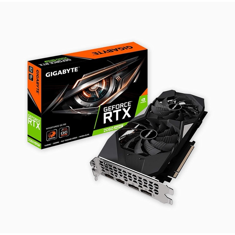 การ์ดจอ GIGABYTE RTX 2060 SUPER WINDFORCE OC 8G  GDDR6 สินค้ามือสอง ประกันไทย