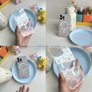 *รบกวนอ่านก่อนกดสั่งซื้อ* amuse.stuff-many flower magnetic case เคสแม่เหล็กกันกระแทก