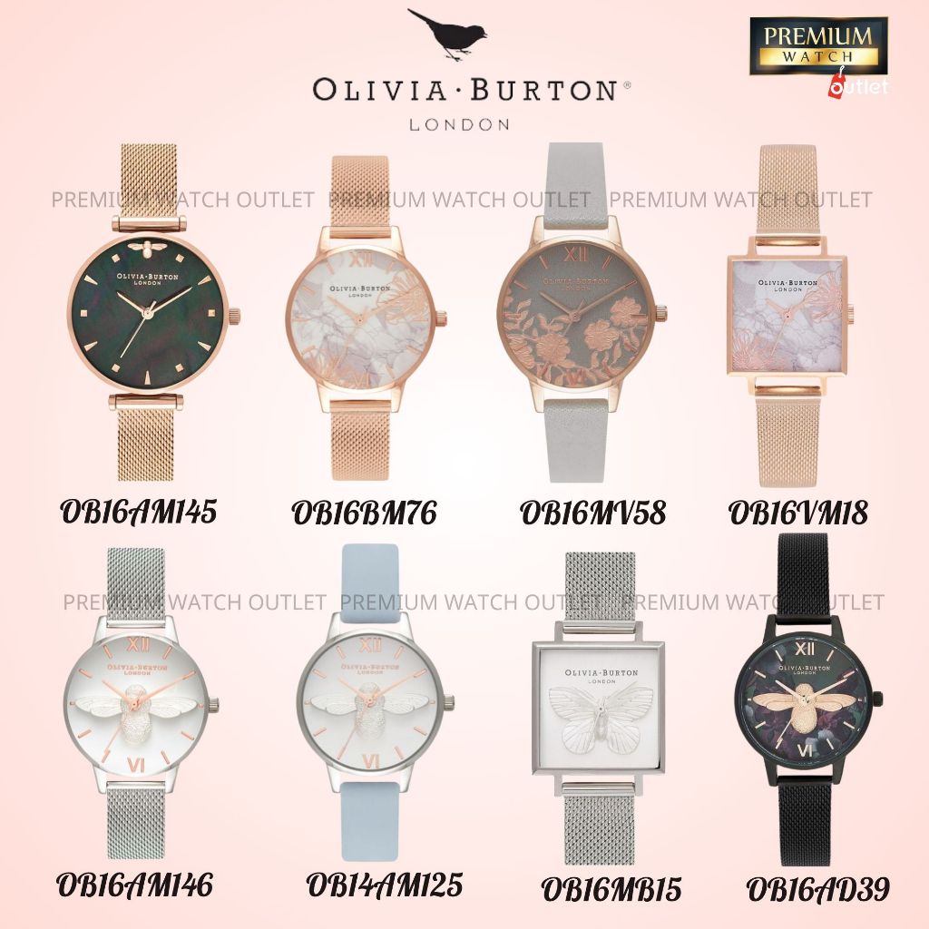 OUTLET WATCH พร้อมส่ง นาฬิกา Olivia Burton นาฬิกาข้อมือผู้หญิง นาฬิกาผู้ชาย แบรนด์เนม  Brandname Oli