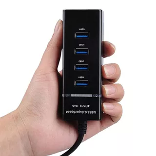 4 พอร์ต USB 3.0 2.0 ฮับแยก / อะแดปเตอร์ฮับ USB ความเร็วสูง / การถ่ายโอนข้อมูลอย่างรวดเร็ว ฮับ USB ขยาย เชื่อมต่อ