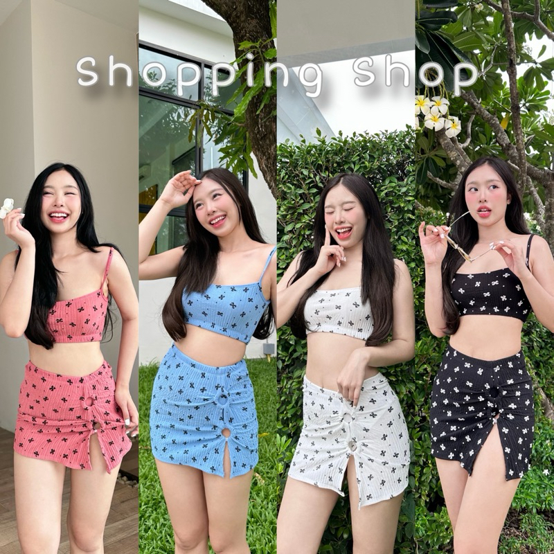 Bikini x skirtสาวอวบใส่ได้ชุดว่ายน้ำ