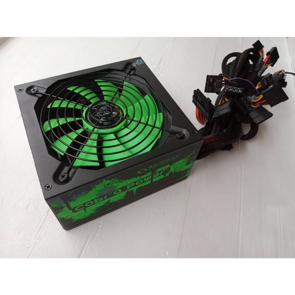 PSU Raidmax Cobra Power 500Watt  (80 Plus Bronze)  RX-500AF-B