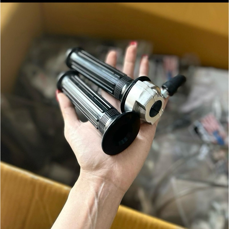 ปะกับคันเร่ง  RM MINI มิเนียมแท้📌+ปลอกแฮนด์ ปะกับแต่ง ปะกับ rm มินิ