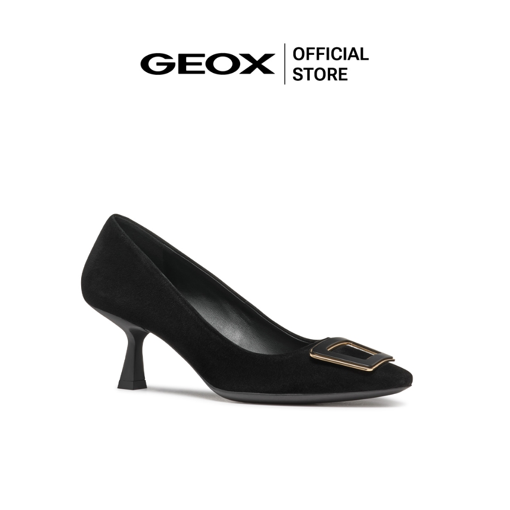 GEOX รองเท้าส้นสูงผู้หญิง รุ่น D GISELDA R - BLACK FW24 (D46MHCC9999F_F4BKXX)