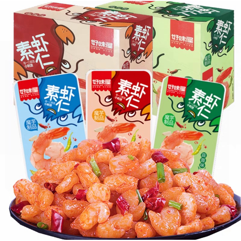 กุ้งกรุบ บุกกุ้งปรุงรสหม่าล่า อร่อยกลมกล่อม