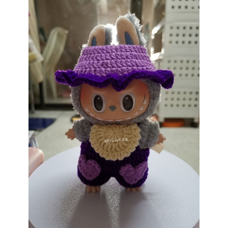 ชุดถักไหมลาบูบู้ Labubu ไหม4ply