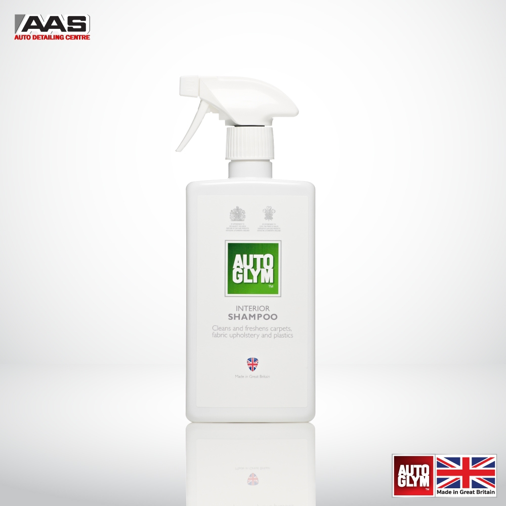 Autoglym Interior Shampoo น้ำยาทำความสะอาดเบาะผ้า, พรม, กำมะหยี่, หนัง ขนาด 500 ml.