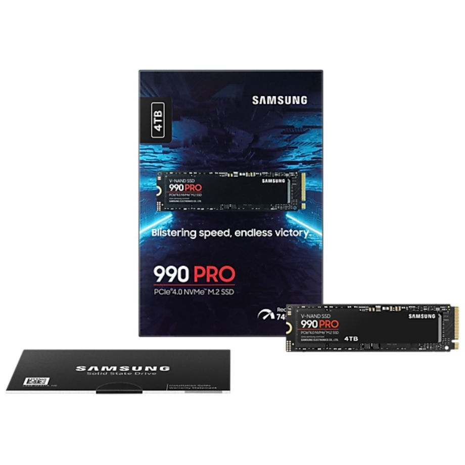 SAMSUNG 990 PRO M.2 4TB :  MZ-V9P4T0BW SSD