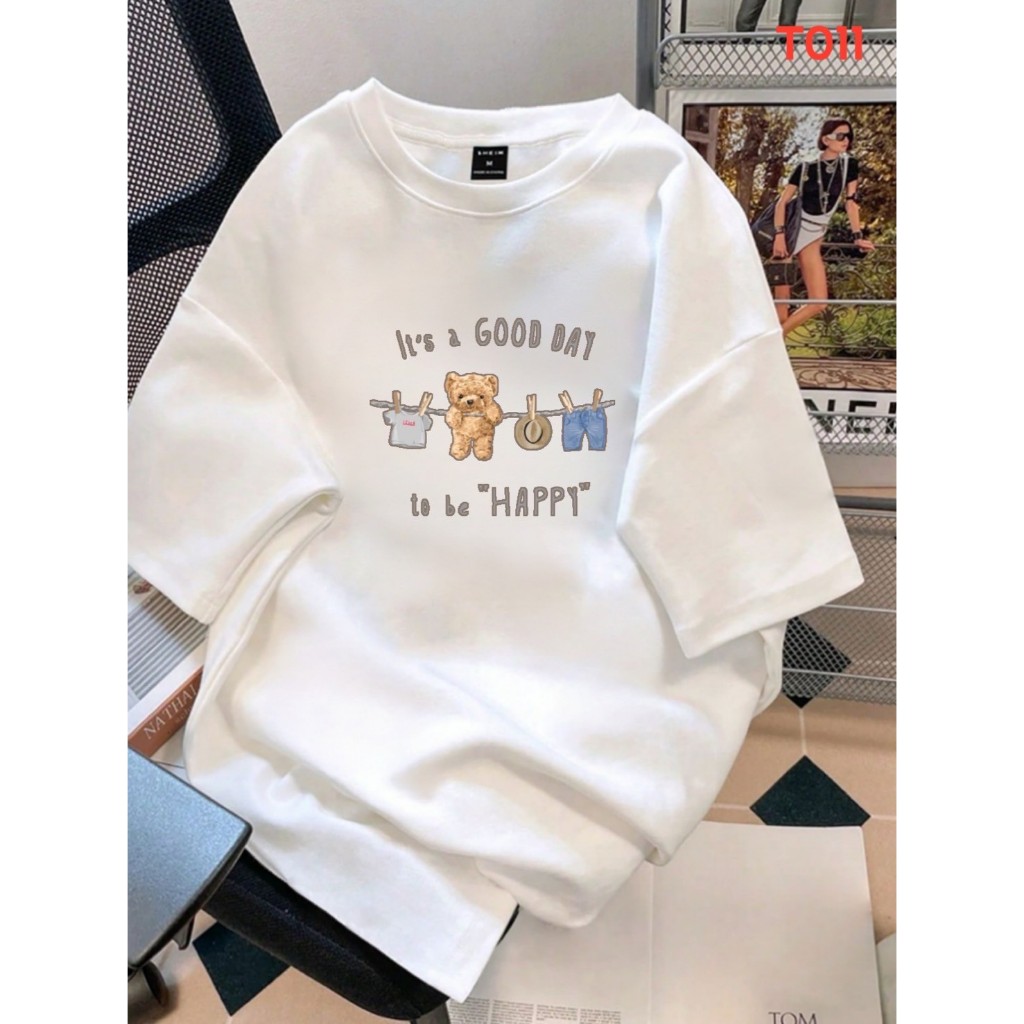 MESTYLE T011 เสื้อยืด คอกลม COTTON 100% เกรดพรีเมี่ยม จัดโปรโมชั่นลดราคาให้มากกว่า 50%