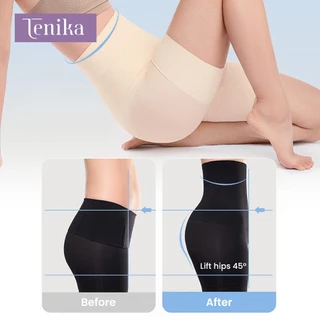 TENIKA กางเกงเก็บหน้าท้อง เก็บพุง เอวสูง เรียบเนียน รุ่น Seamless Classic ทรง High Waist Shorts