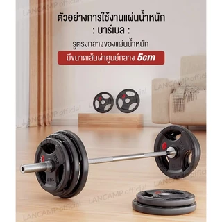แผ่นน้ำหนักหุ้มยาง แผ่นน้ำหนักสำหรับดัมเบลและบาร์เบล แผ่นยกน้ำหนักออกกำลังกาย 2.5-10KG