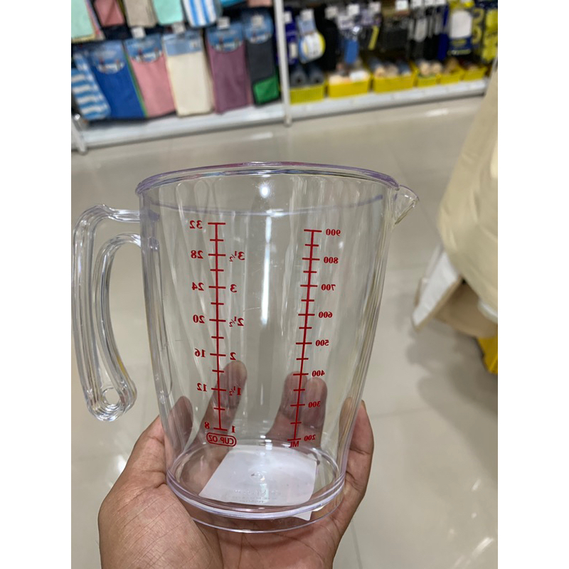 ถ้วยตวง ชากาแฟ มีสเกลวัด หนา ทนทาน พรีเมียร์