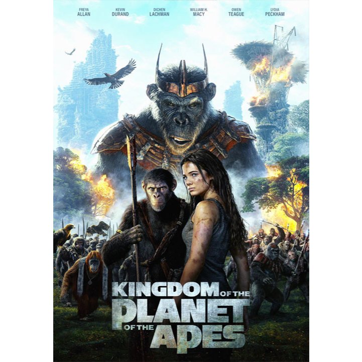 DVD เสียงไทยมาสเตอร์ หนังใหม่ ดีวีดี Kingdom of the Planet of the Apes อาณาจักรแห่งพิภพวานร