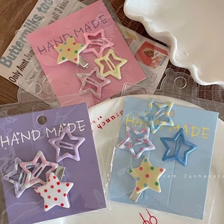 พร้อมส่ง!🇹🇭 ราคา/เซ็ต กิ๊บรูปดาว สไตล์ Y2K กิ๊บเซ็ตสุดน่ารัก หลากสี หลายโทน เกรดพรีเมียม เนื้องานเกาหลี คุณภาพดี