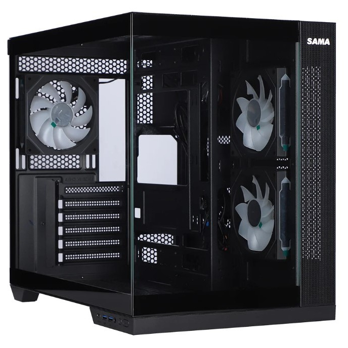 SAMA A721 BLACK CASE MID TOWER