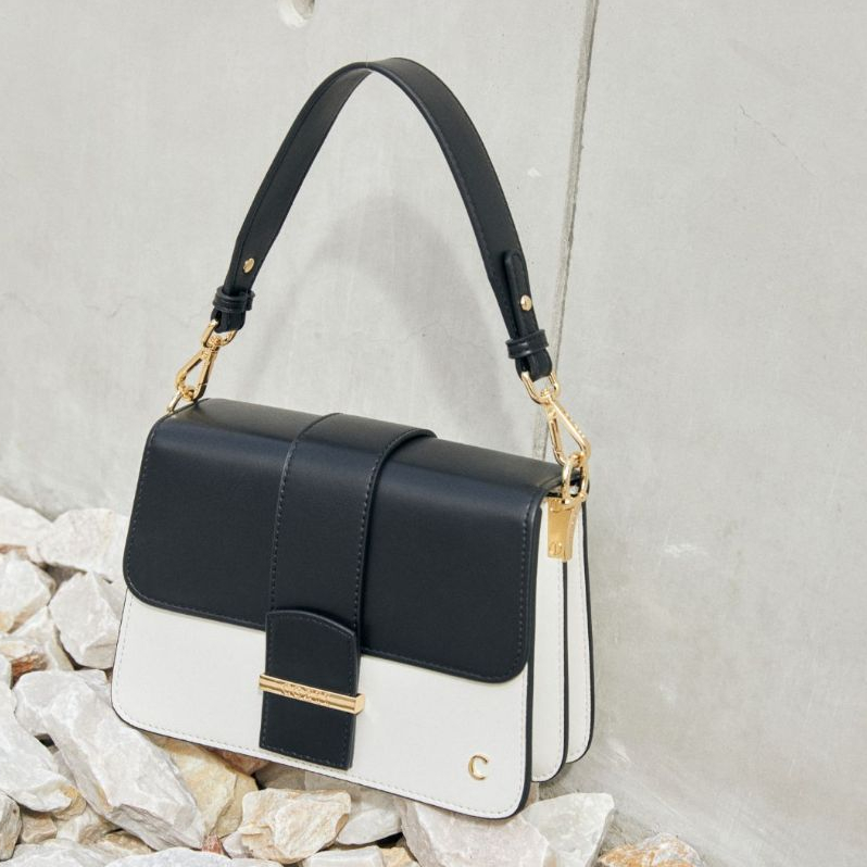 COZII : รุ่น Emma (Black & White) กระเป๋าสะพายข้าง