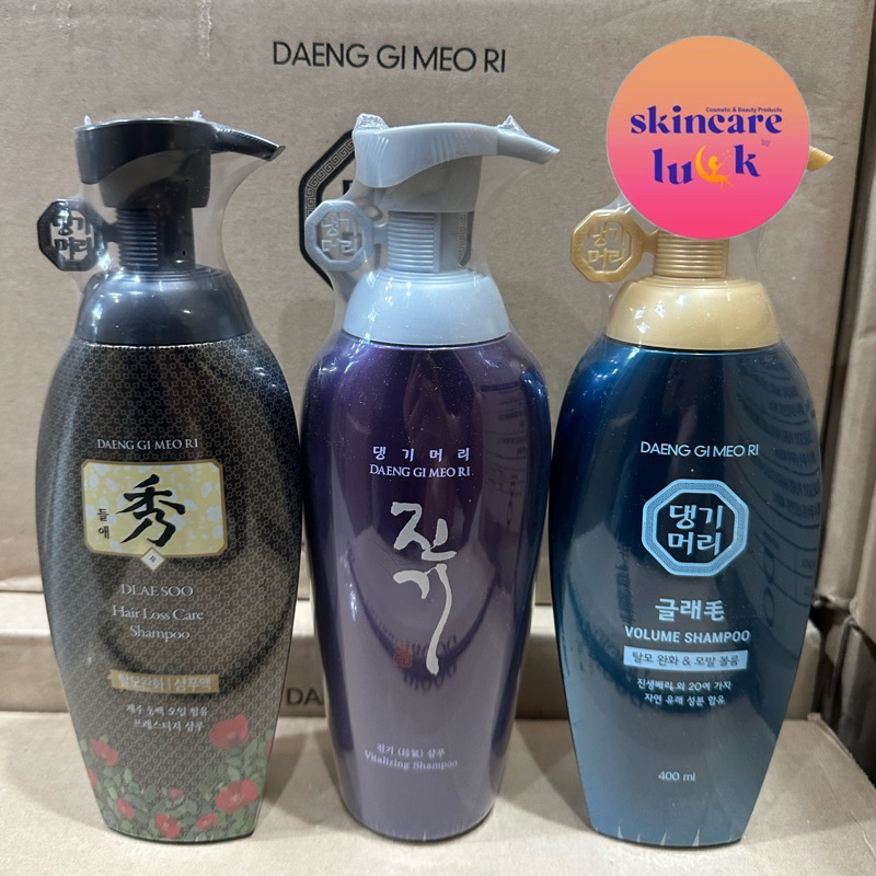 แท้/ส่งไวมาก🎁 Daeng gi meo ri DLAESOO Anti-Hair Loss shampoo 400ml แชมพูสมุนไพร แชมพูเกาหลี ลดผมร่วง