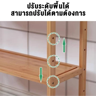 🎋ชั้นวางในครัว ชั้นวางเก็บของ สามารถวางเครื่องใช้ไฟฟ้าภายในบ้านได้หลากหลาย กันน้ำและป้องกันเชื้อรา