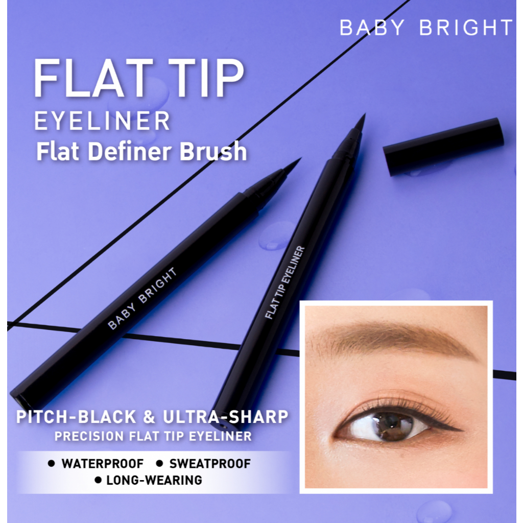 อายไลเนอร์ Baby Bright Flat Tip Eyeliner