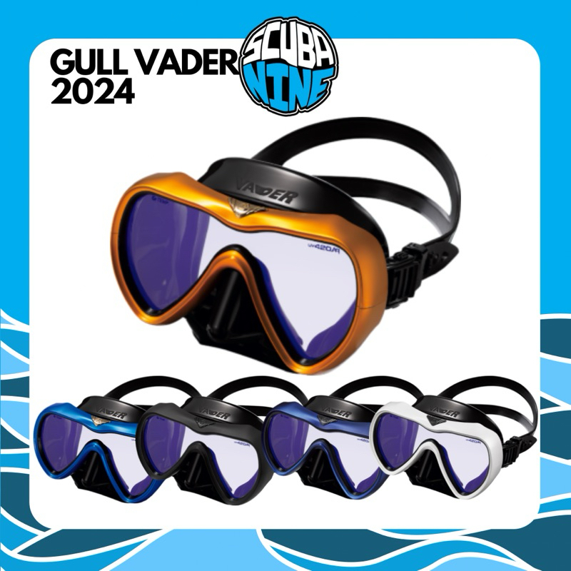 มีของแถม ‼️ืGull vader mask หน้ากากดำน้ำ แบรนด์ญี่ปุ่น