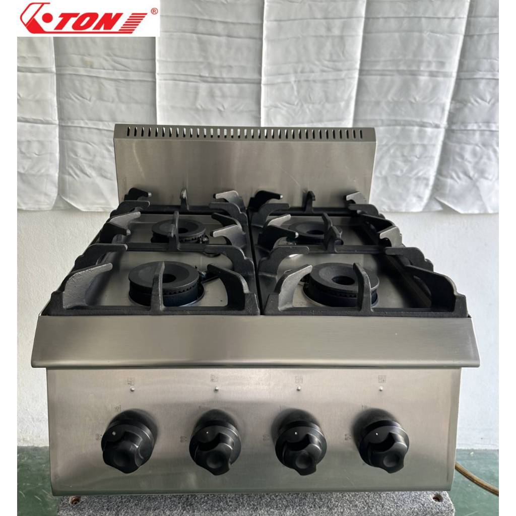 Counter Top Gas Stove 4-Burner เตาแก๊สแบบวางบนเคาน์เตอร์ 4 หัวเตาs  > ET-TGS-64