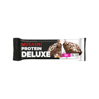 Musashi Deluxe Protein Bar โปรตีน 21 กรัม (สินค้าใกล้หมดอายุ ลดราคาพิเศษ)