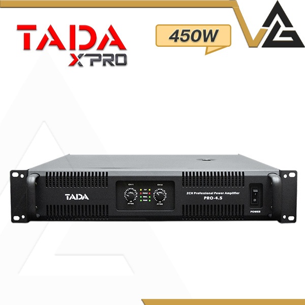 TADA PRO-4.5 เพาเวอร์แอมป์ 450W เครื่องขยายเสียง ลำโพง 15 นิ้ว สเตอริโอ Amp Class D power amplifier