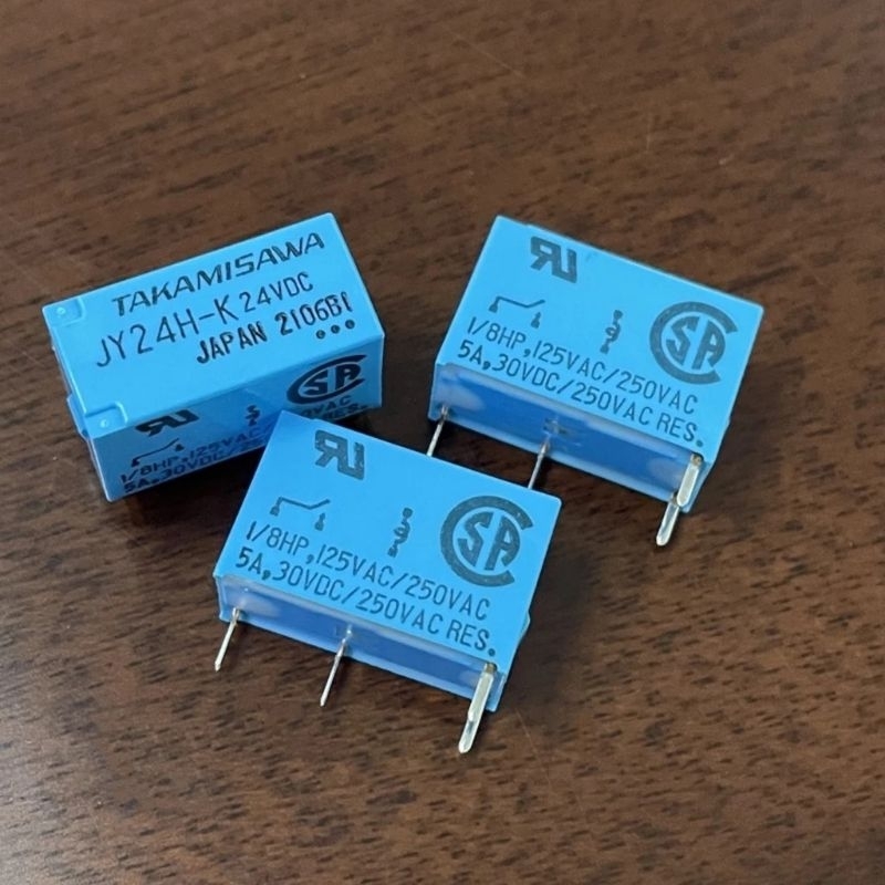 JY12H-K 12VDC TAKAMISAWA 12v,24v 4ขา รีเลย์ แท้