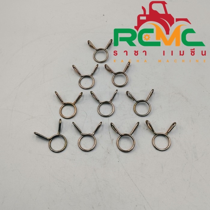 เข็มขัดรัดสายน้ำมัน 4มิล (ราคา/1ชิ้น) (ราคา/คู่) เครื่องตัดหญ้า เครื่องพ่นยา