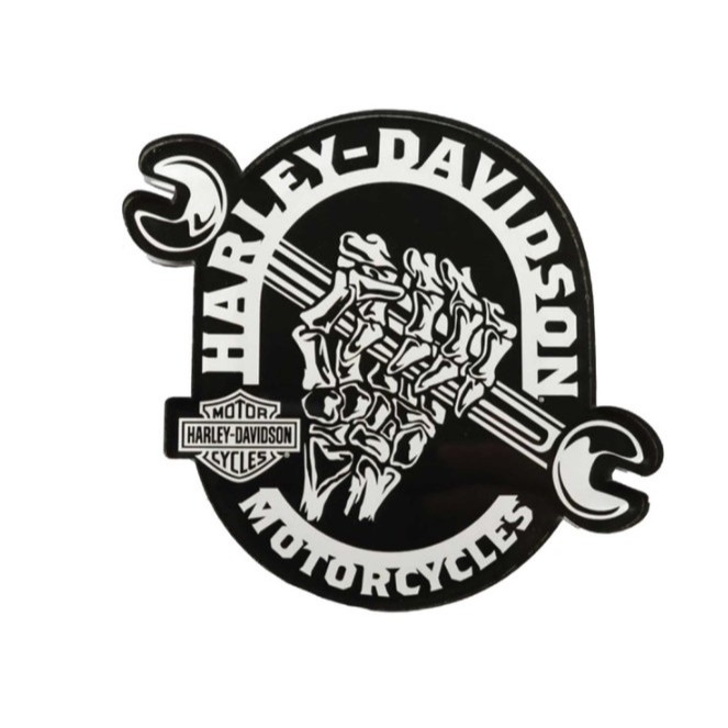 แม่เหล็กอะคริลิคแข็ง Harley-Davidson Cut-Out Spooky Fingers  - 4 นิ้ว