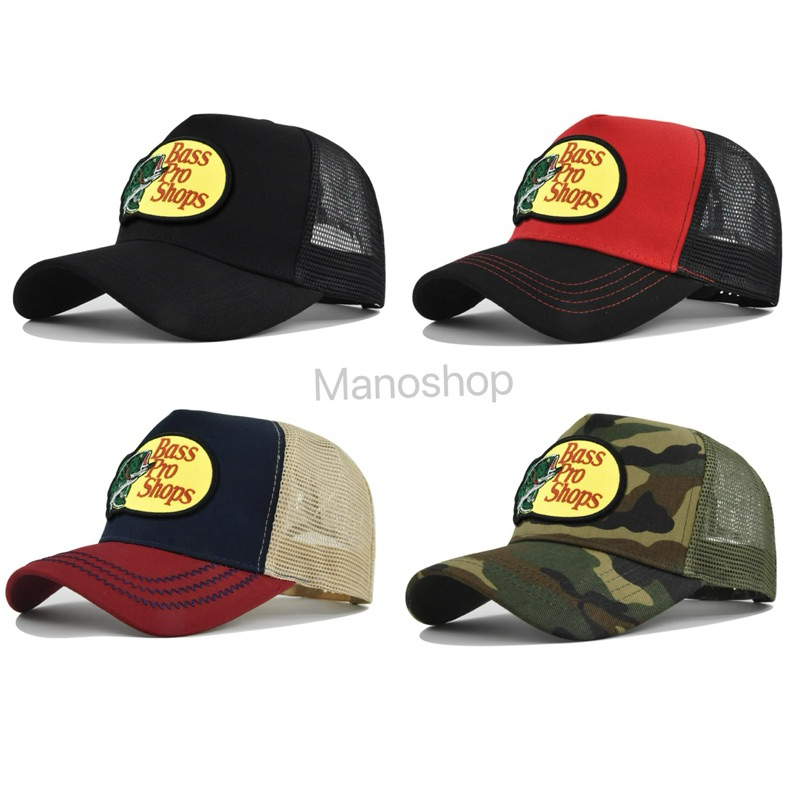 หมวกแก็ป หมวก Bass pro shops snapback วินเทจ เบสบอล เหมาะสำหรับผู้ชายและผู้หญิง