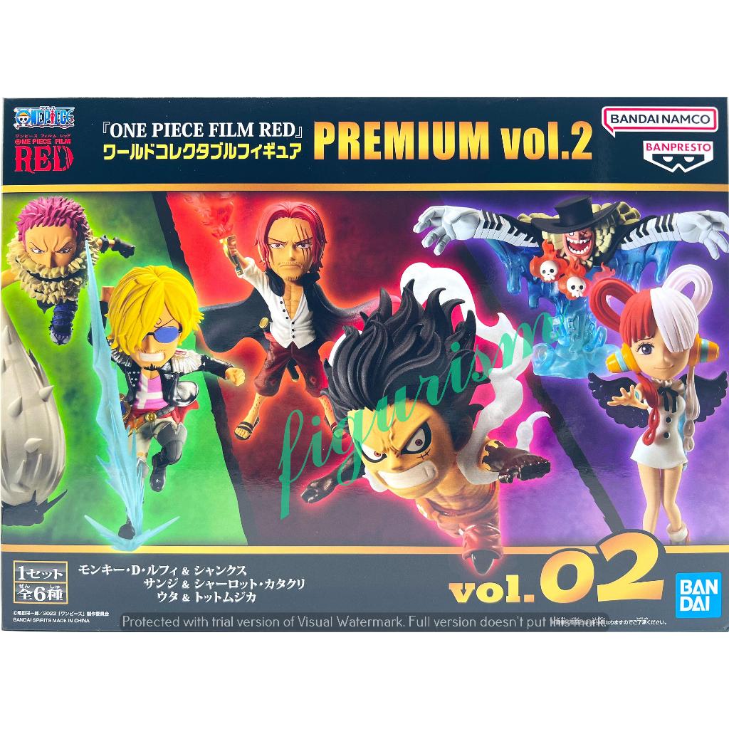🔥 WCF one piece Film RED Premium Vol.2 วันพีซ ฟิล์ม เรด 🔥 แท้ ลิขสิทธิ์ญี่ปุ่น💯