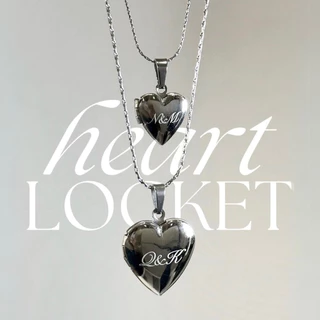 📍ผลิต 5-7 วัน📍heart locket - สร้อยคอ ล็อกเก็ตใส่ภาพ สลักข้อความ จี้ล็อกเก็ต สร้อยล็อกเก็ต ล็อกเก็ต